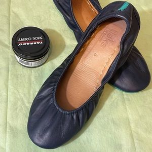 Tieks navy blue size 8